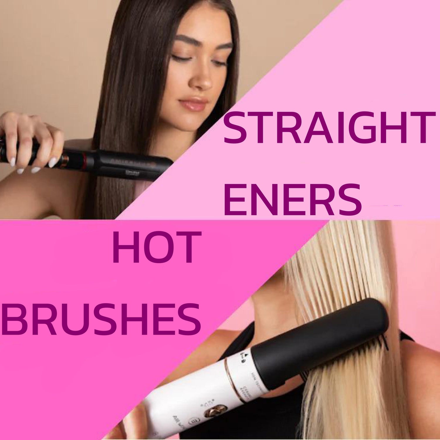 hot brush vs straightener