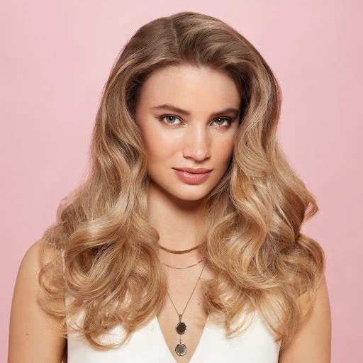 A person with a salon-worthy blow out hair.