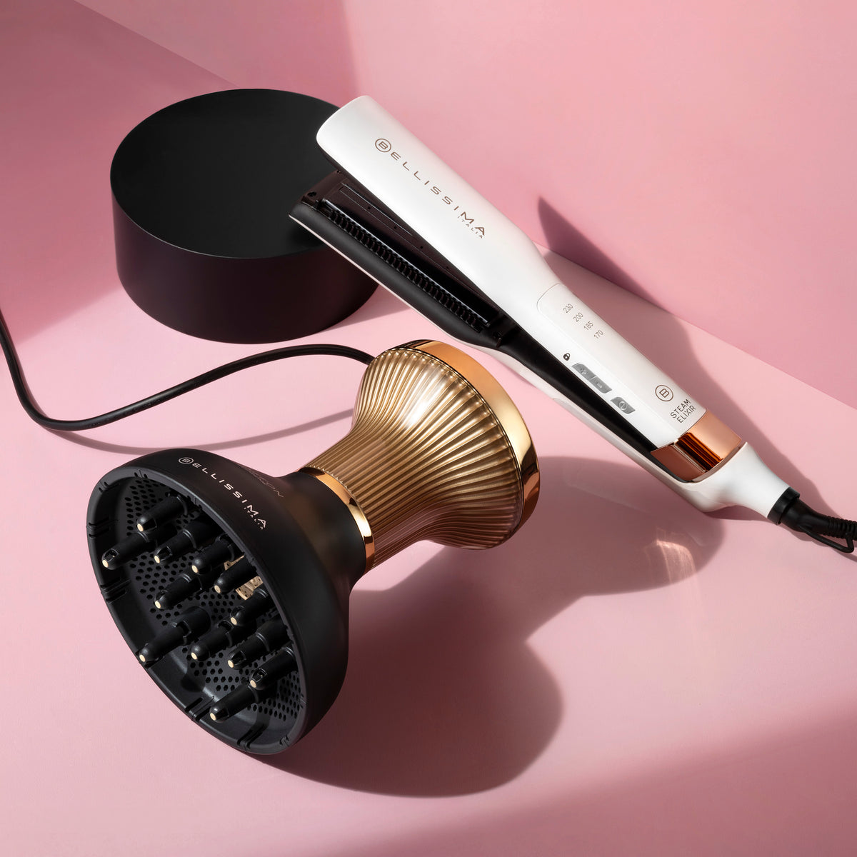 Monochrome Bundle (Includes the Diffon Supreme + Steam Elixir Straighterner)