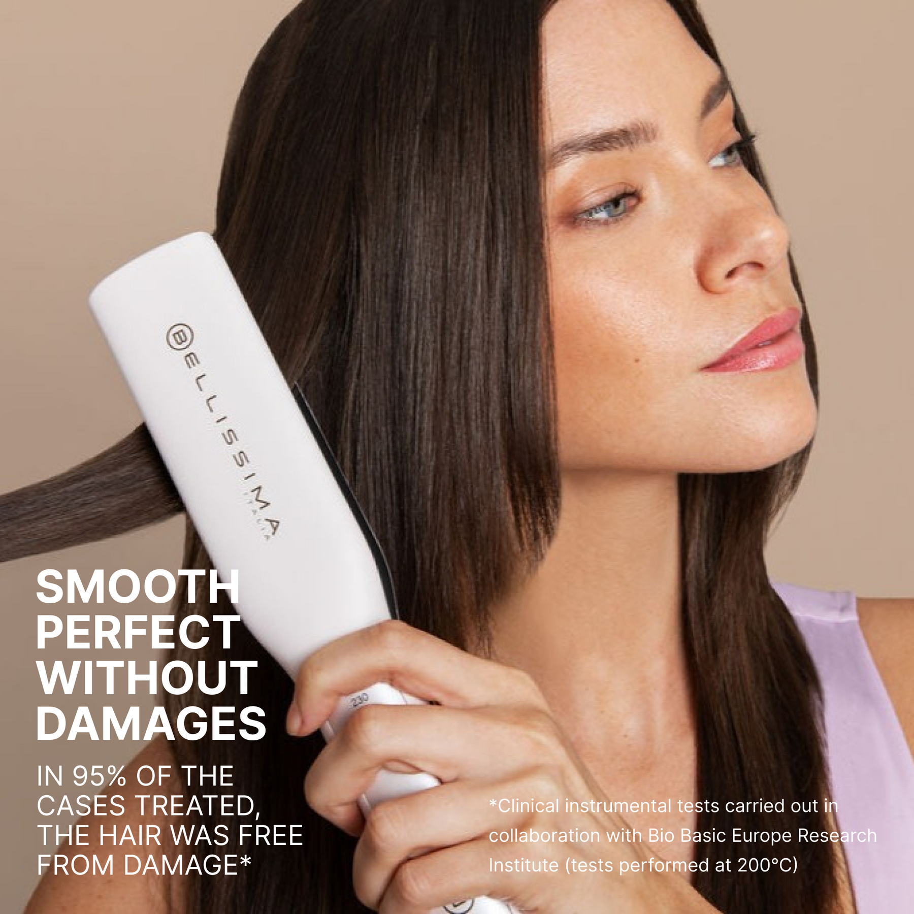 Bellissima Steam Elixir Straighteners with Smooth Perfect Without Damage
