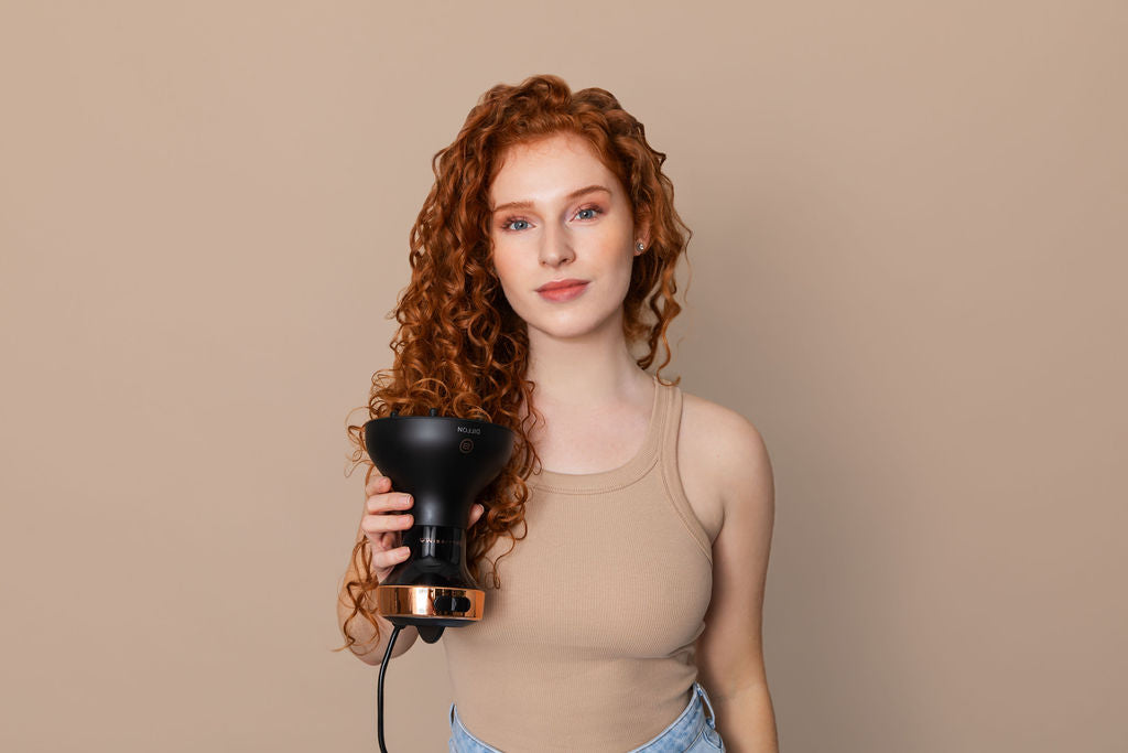 How to Diffuse Curly Hair the RIGHT Way