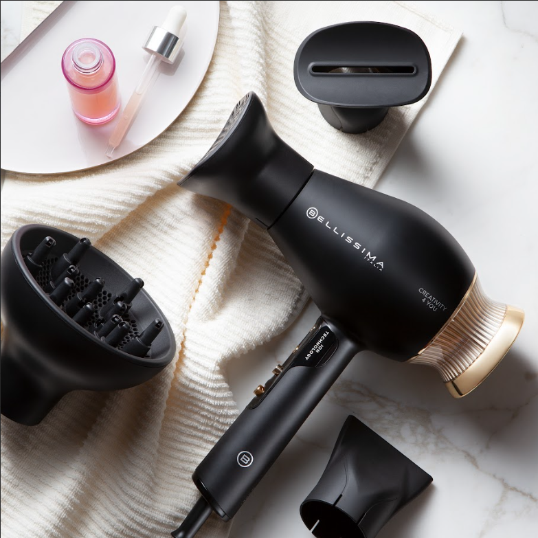 Bellissima hair dryer and various attachments