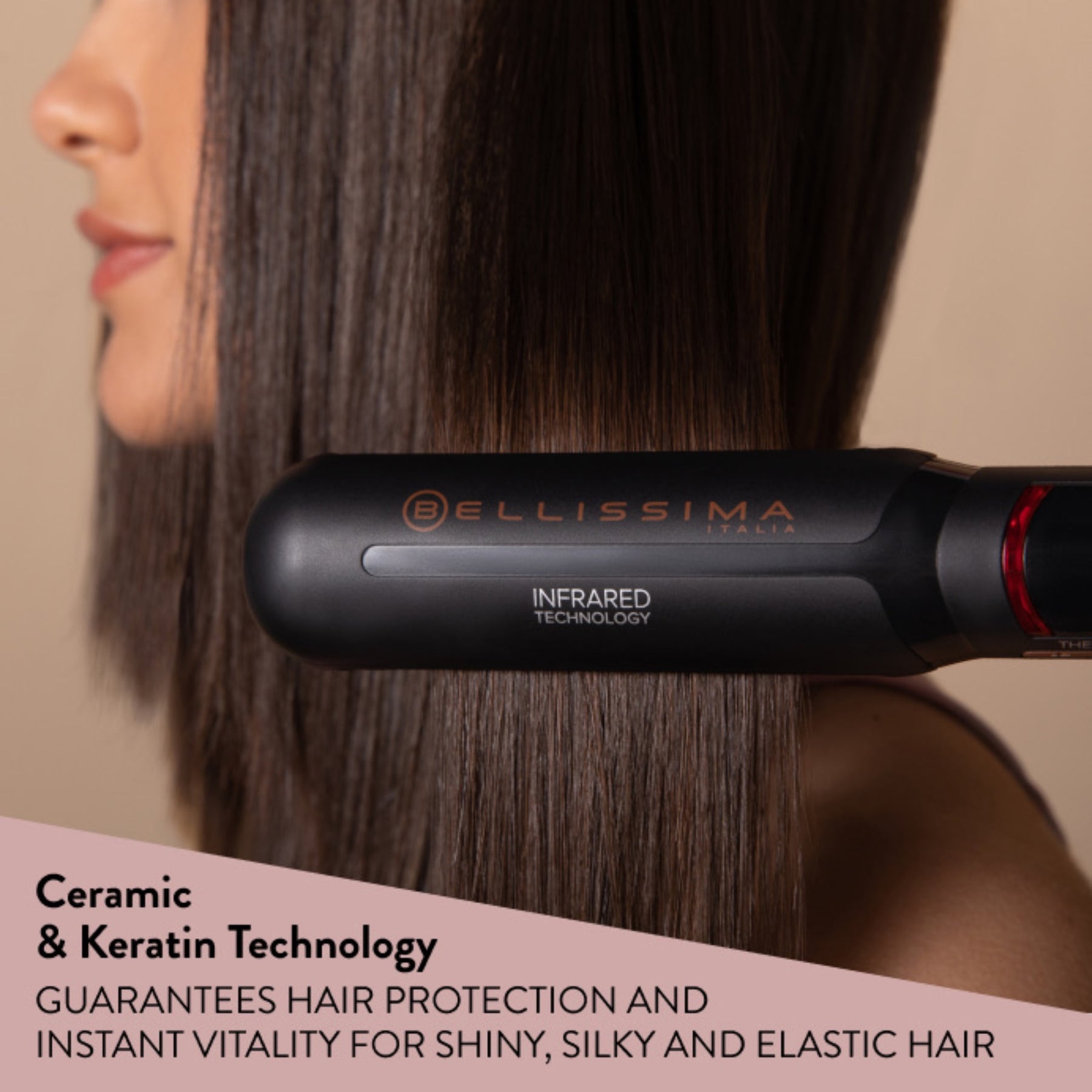 Bellissima Infrared Creativity Ceramic & Keratin technology close up