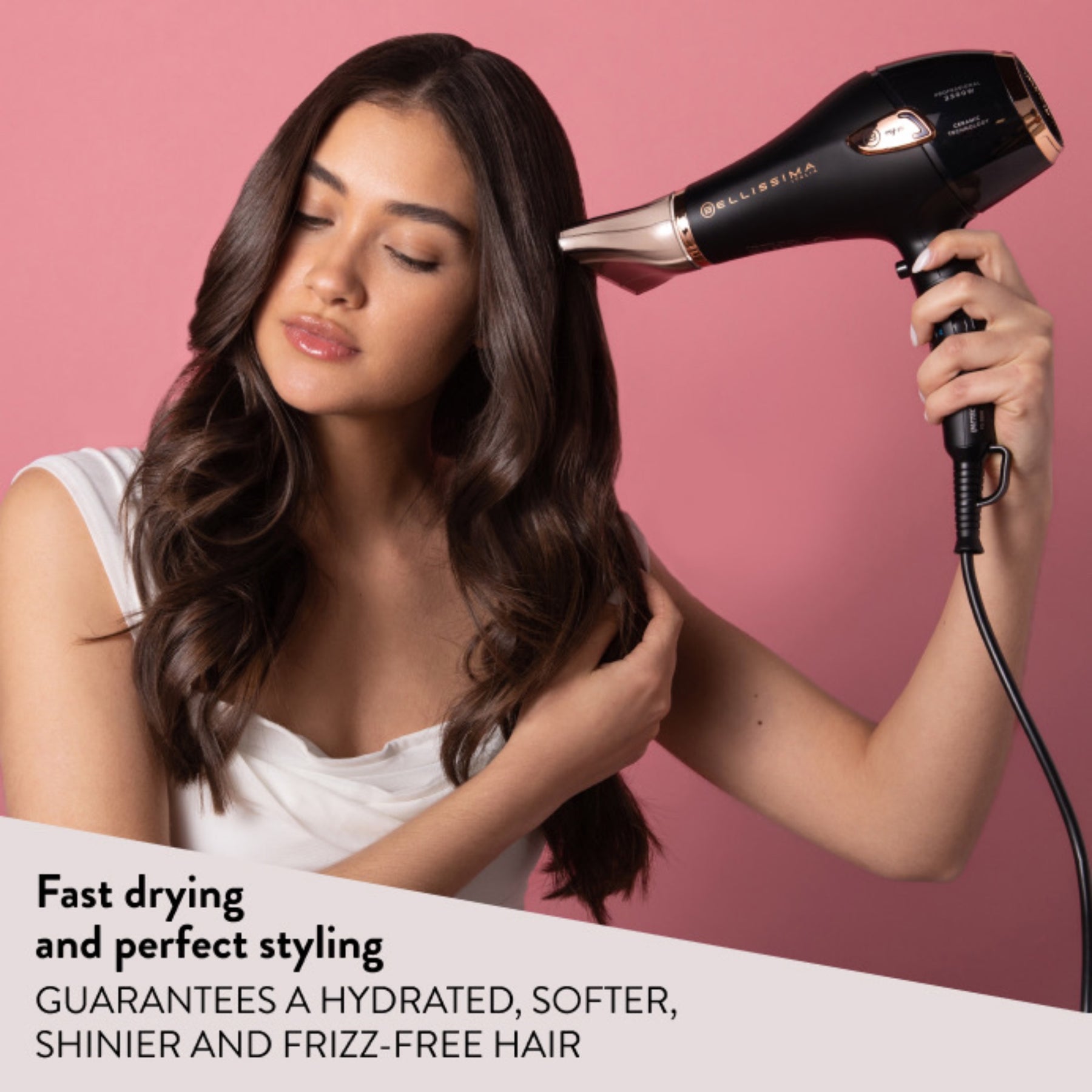 Bellissima Ceramic Hair Dryer for fast drying and perfect styling