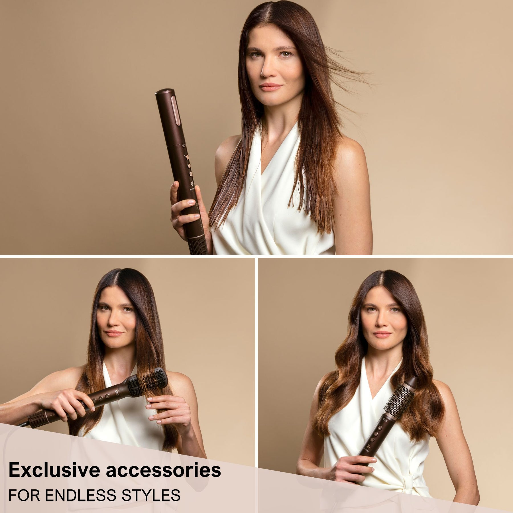 The exclusive accessories that come with the Prodigy Air Styler