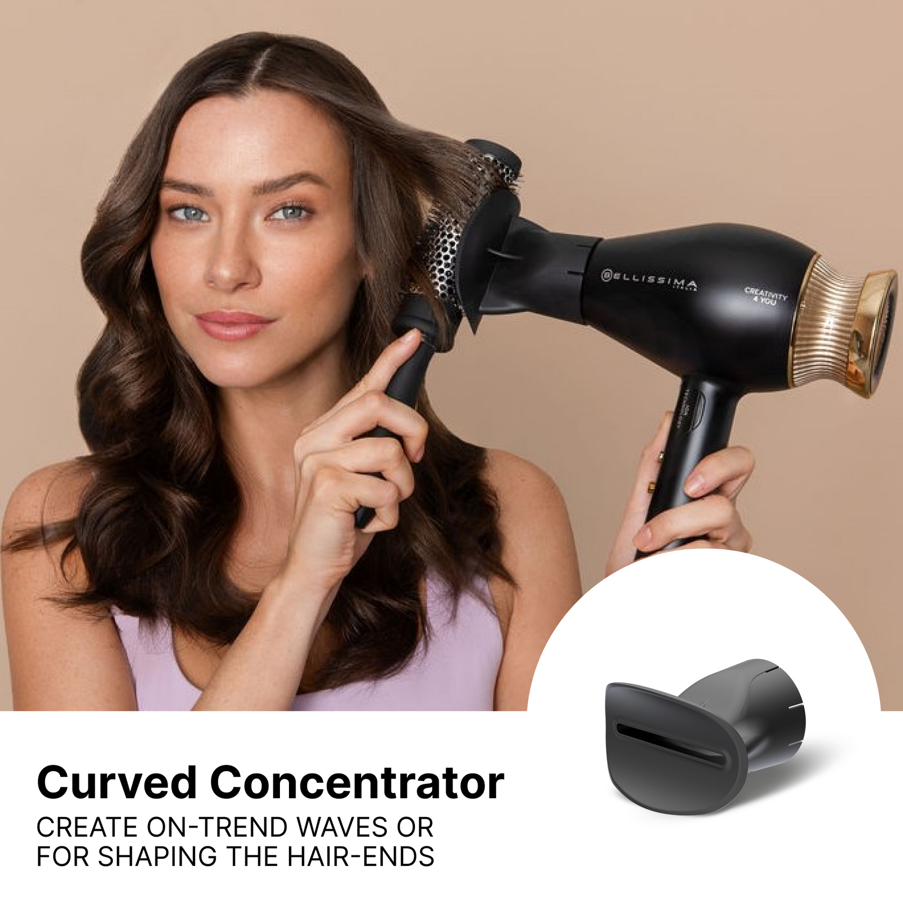 Bellissima Creativity 4 You Dryer Set with Curved Concentrator